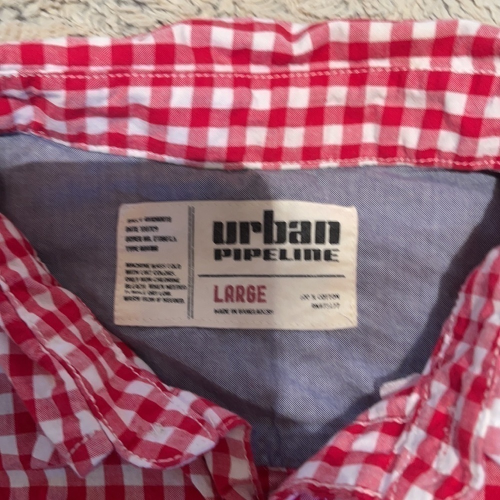 Urban Men Short Sleeve Shirt Large - Picture 7 of 7